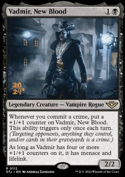 Vadmir, New Blood (V.1) - Outlaws of Thunder Junction: Promos (Rare) [POTJ-113]