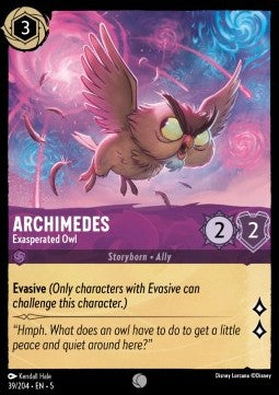 Archimedes - Exasperated Owl - Shimmering Skies (Common) [5SSK-39]
