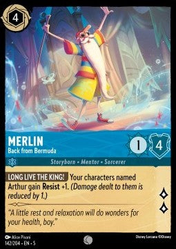 Merlin - Back from Bermuda - Shimmering Skies (Common) [5SSK-142]
