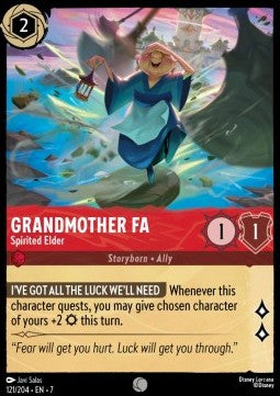 Grandmother Fa - Spirited Elder - Archazia's Island (Common) [7ARI-121]