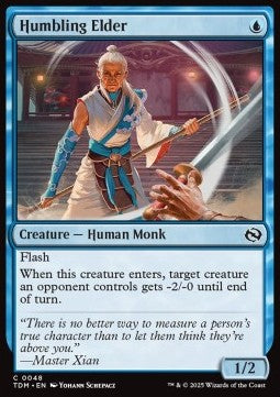 Humbling Elder - Tarkir: Dragonstorm (Common) [TDM-48]