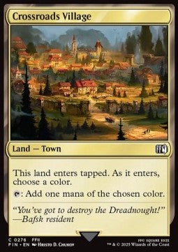 Crossroads Village - Magic: The Gathering - FINAL FANTASY (Common) [FIN-276]
