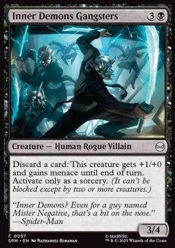Inner Demons Gangsters Inner Demons Gangsters - Magic: The Gathering | Marvel's Spider-Man (Common) [SPM-57]