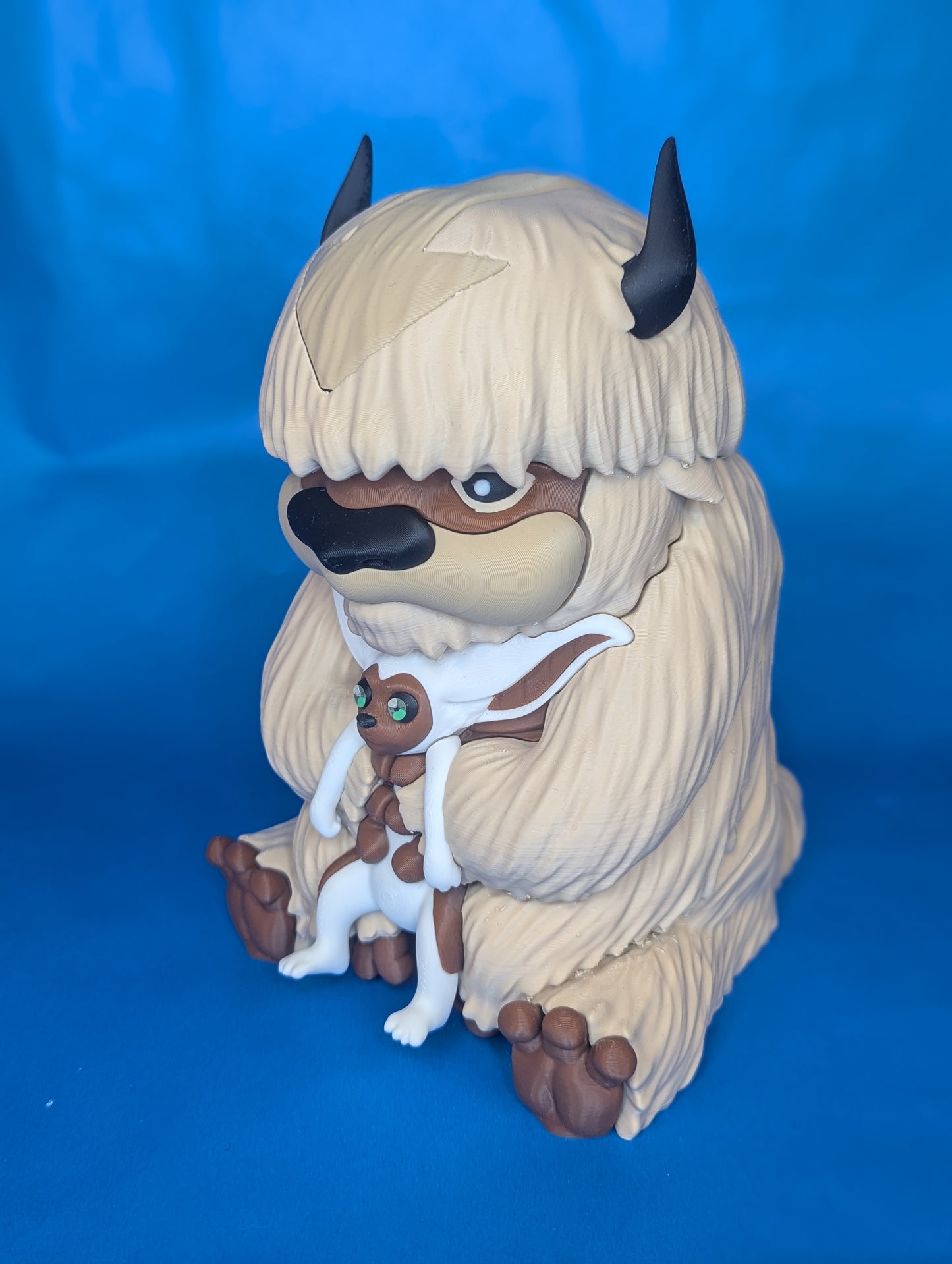 Appa & Momo Custom MTG Deck Box – Holds 100+ Cards (Commander/EDH)